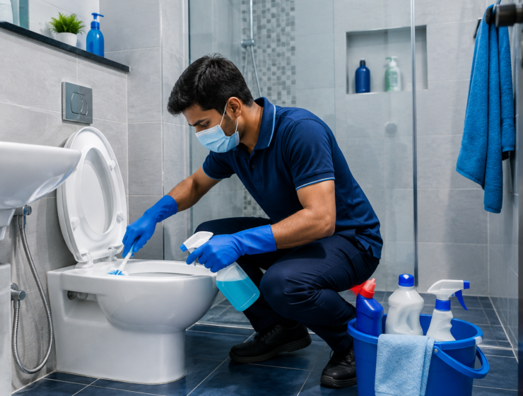 Bathroom cleaning