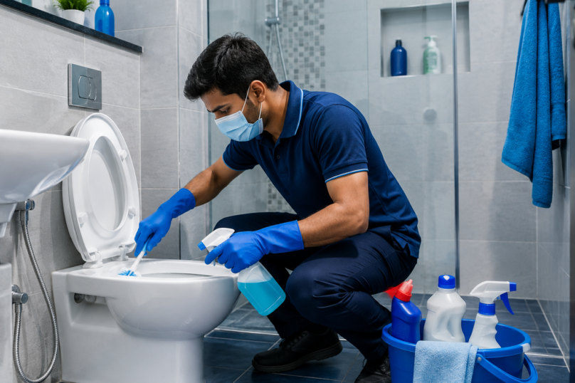 Bathroom cleaning