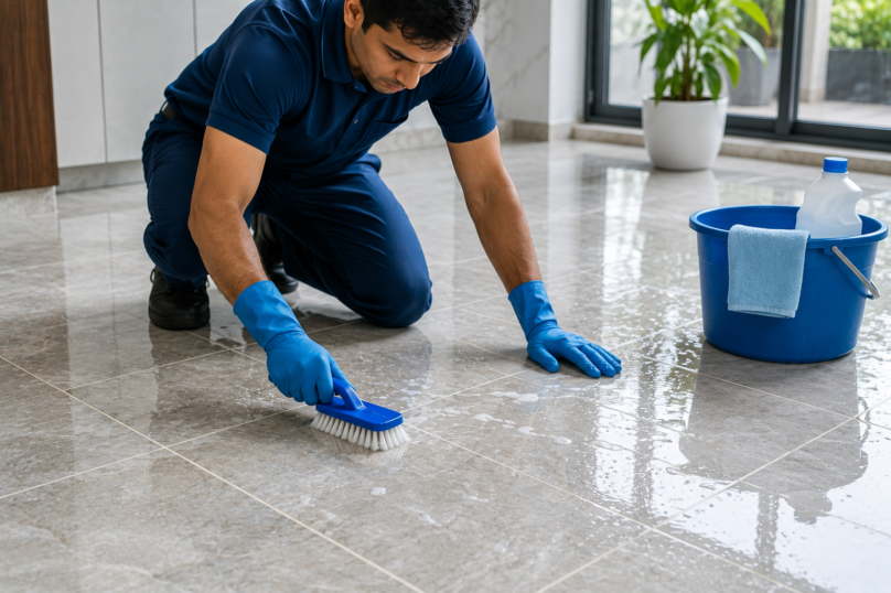 tiles cleaning
